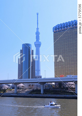 隅田川と東京スカイツリー 5779596
