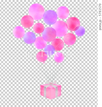 Illustration of balloons and gifts Illustration of balloons and gifts 5781570