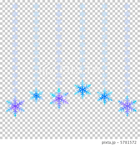 雪の結晶のイラスト 雪の結晶のイラスト 5781572