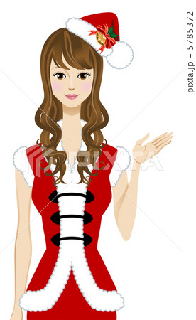 サンタガール/白バック 5785372