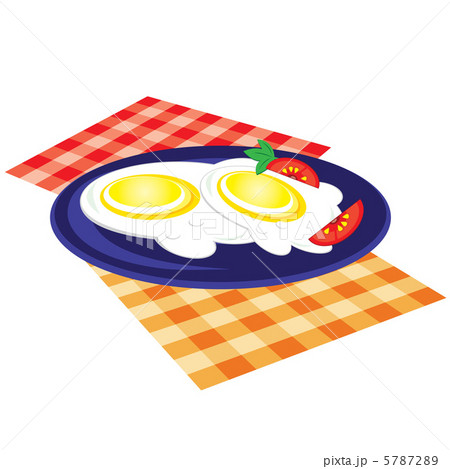 Lunch is fried on a plate 5787289