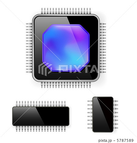 Computer microcircuit Computer microcircuit 5787589