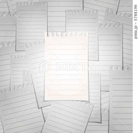 Spiral lined notepad sheet. The concept of separation from the c 5788196