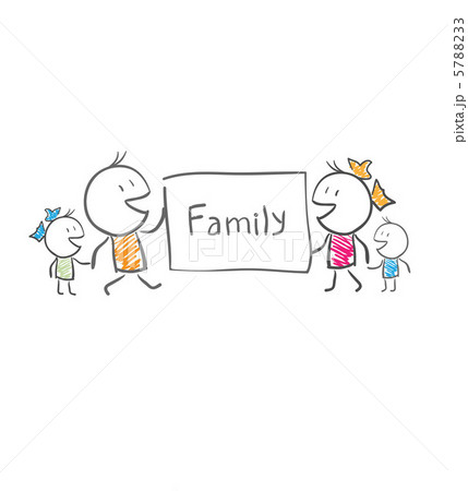 The family holds a poster 5788233