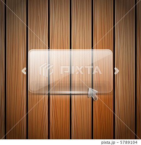 Vector glass and wooden wall Vector glass and wooden wall 5789104
