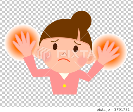 手荒れの女性 5791781