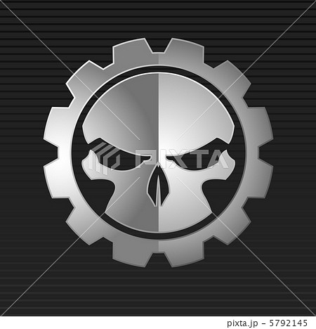 Vector illustration of evil skull 5792145