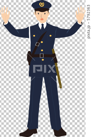 身を呈する警察官 5792363