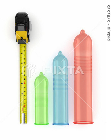 Penis size. Condoms of different sizes, and roulette. 3d 5792585