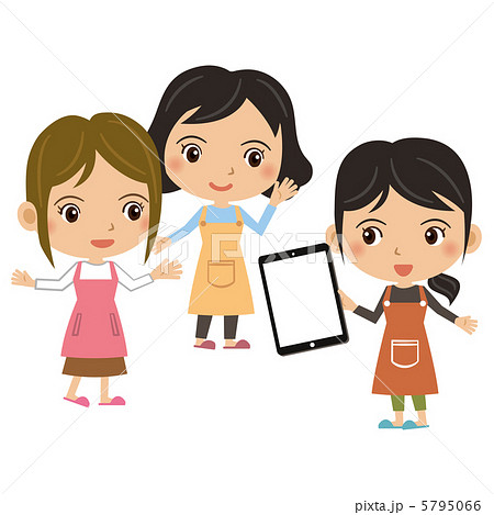 主婦とタブレット 主婦とタブレット 5795066