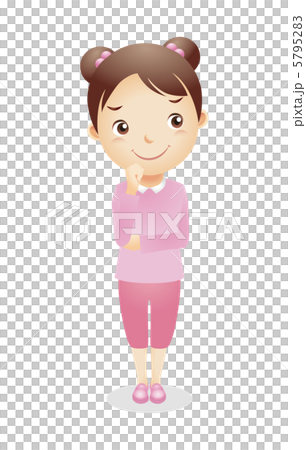 女子児童イラスト 5795283