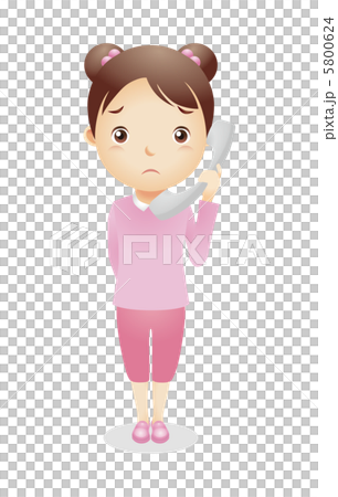 Girls' child illustration 5800624