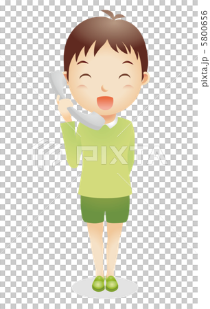 男子児童イラスト 5800656