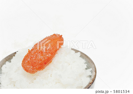炊きたてご飯に辛子明太子 炊きたてご飯に辛子明太子 5801534