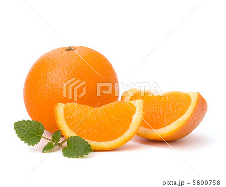 Orange and citron mint leaf 5809758
