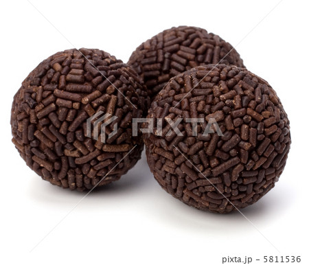 chocolate pralines isolated on white background chocolate pralines isolated on white background 5811536