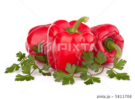 red pepper isolated on white background red pepper isolated on white background 5811708