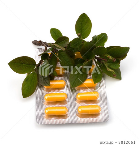 herbal medicine isolated on white background 5812061