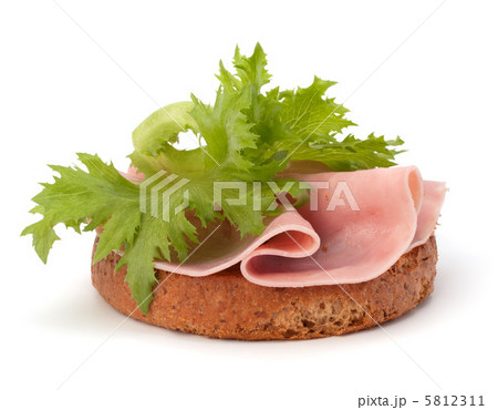 healthy sandwich with vegetable and smoked ham healthy sandwich with vegetable and smoked ham 5812311