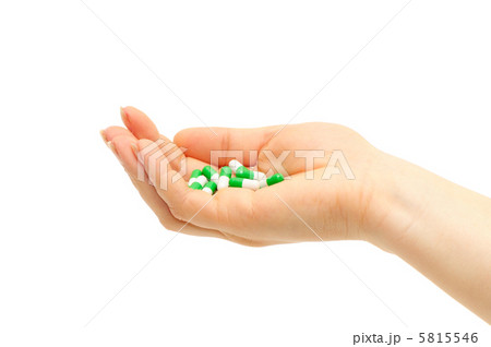 Medicine in a hand Medicine in a hand 5815546