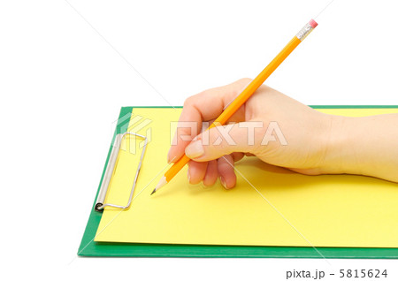 clipboard and hand 5815624