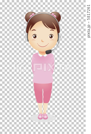女子児童イラスト 女子児童イラスト 5817261
