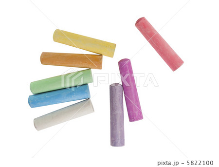 chalks in a variety of colors arranged chalks in a variety of colors arranged 5822100