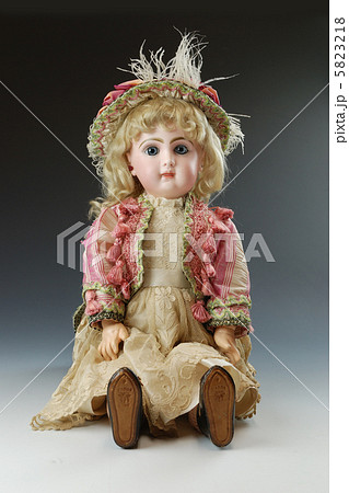 アンティーク フランス人形の写真素材