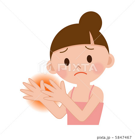 手荒れの女性 5847467