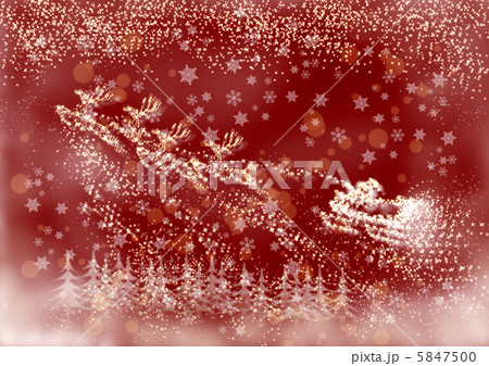 サンタ そり 星空 サンタ そり 星空 5847500