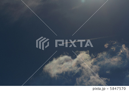 彩雲・飛行機雲 5847570