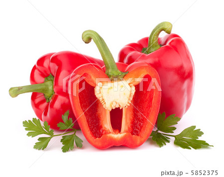 red pepper isolated on white background 5852375