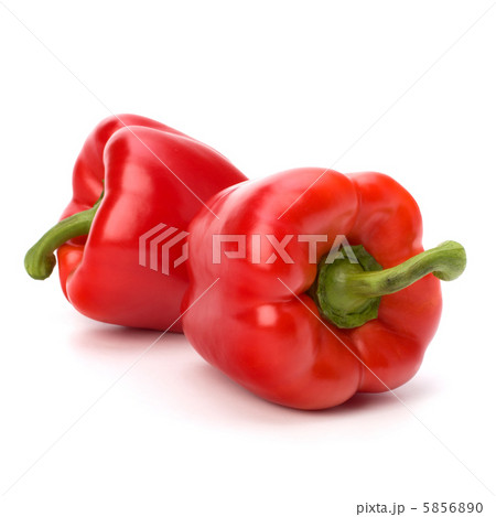 sweet pepper isolated on white background sweet pepper isolated on white background 5856890