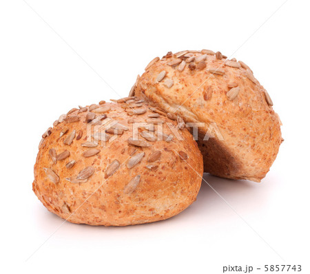 Two sandwich bun with sunflower seeds Two sandwich bun with sunflower seeds 5857743