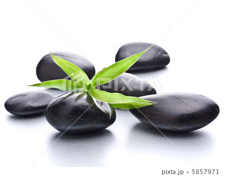 Zen pebbles. Stone spa and healthcare concept. 5857971