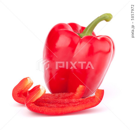red pepper isolated on white background red pepper isolated on white background 5857972