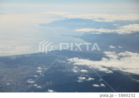 伊豆半島　空撮　伊豆　 5860232