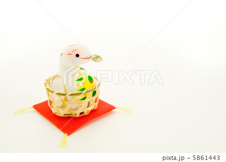 干支　白蛇　ハガキと同比率 5861443