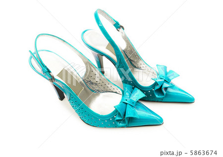 Female shoes on white background 5863674