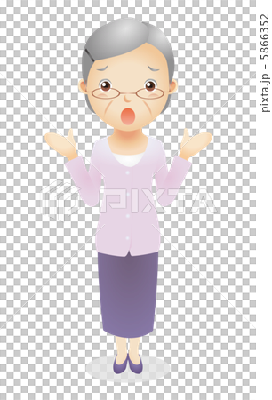 Old girl illustration Old girl illustration 5866352