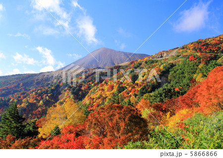 紅葉の磐梯吾妻スカイライン・天狗の庭 5866866