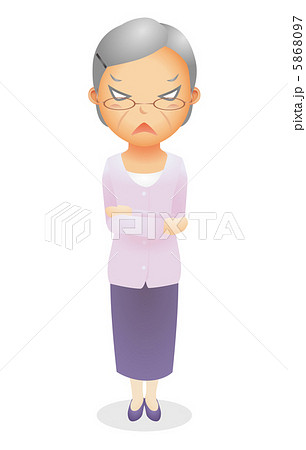 老年女性イラスト 5868097