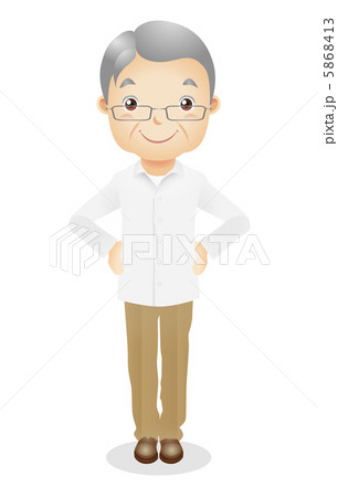 老年男性イラスト 老年男性イラスト 5868413
