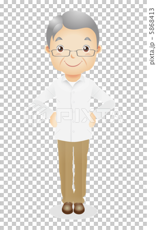 老年男性イラスト 老年男性イラスト 5868413