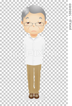 老年男性イラスト 5868469
