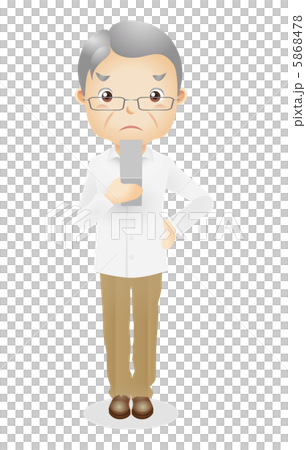 老年男性イラスト 5868478