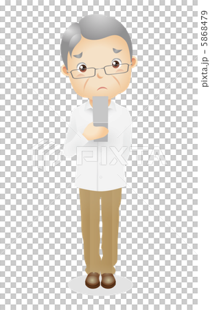 老年男性イラスト 5868479