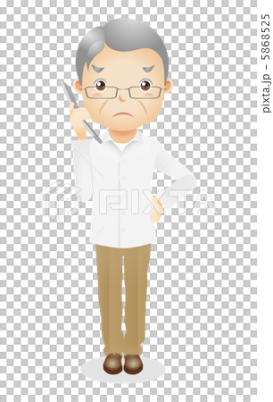 老年男性イラスト 5868525