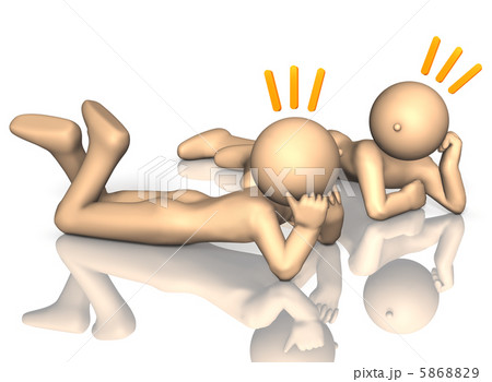 意気投合を表す3DCGイラスト 5868829