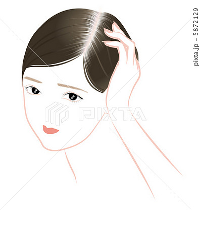 ミドルの女性の髪の悩み ミドルの女性の髪の悩み 5872129